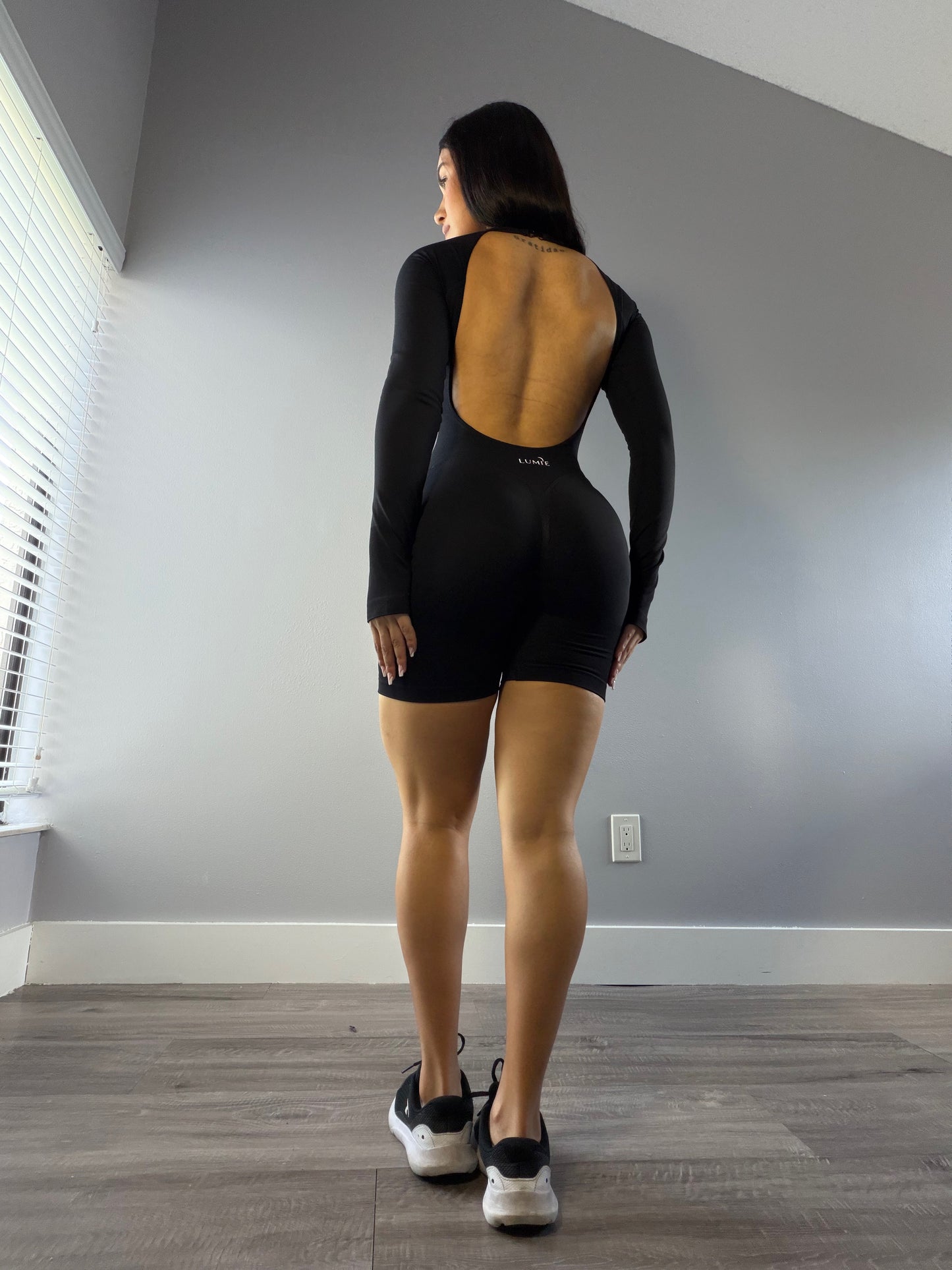 LUXE ROMPER - BLACK